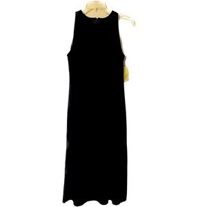 Rare! Custom made Suede Leather Sleeveless Dress